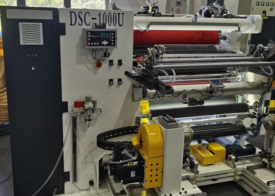 Macchina di riavvolgimento a taglio bianco con diametro di riavvolgimento massimo 350 mm