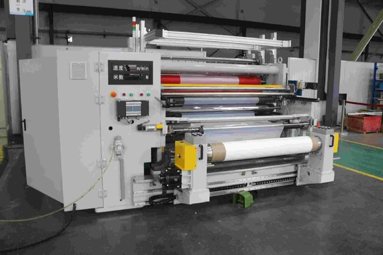 Larghezza di taglio Max. 1500MM film stretch slitter rewinder macchina di ribaltamento carta